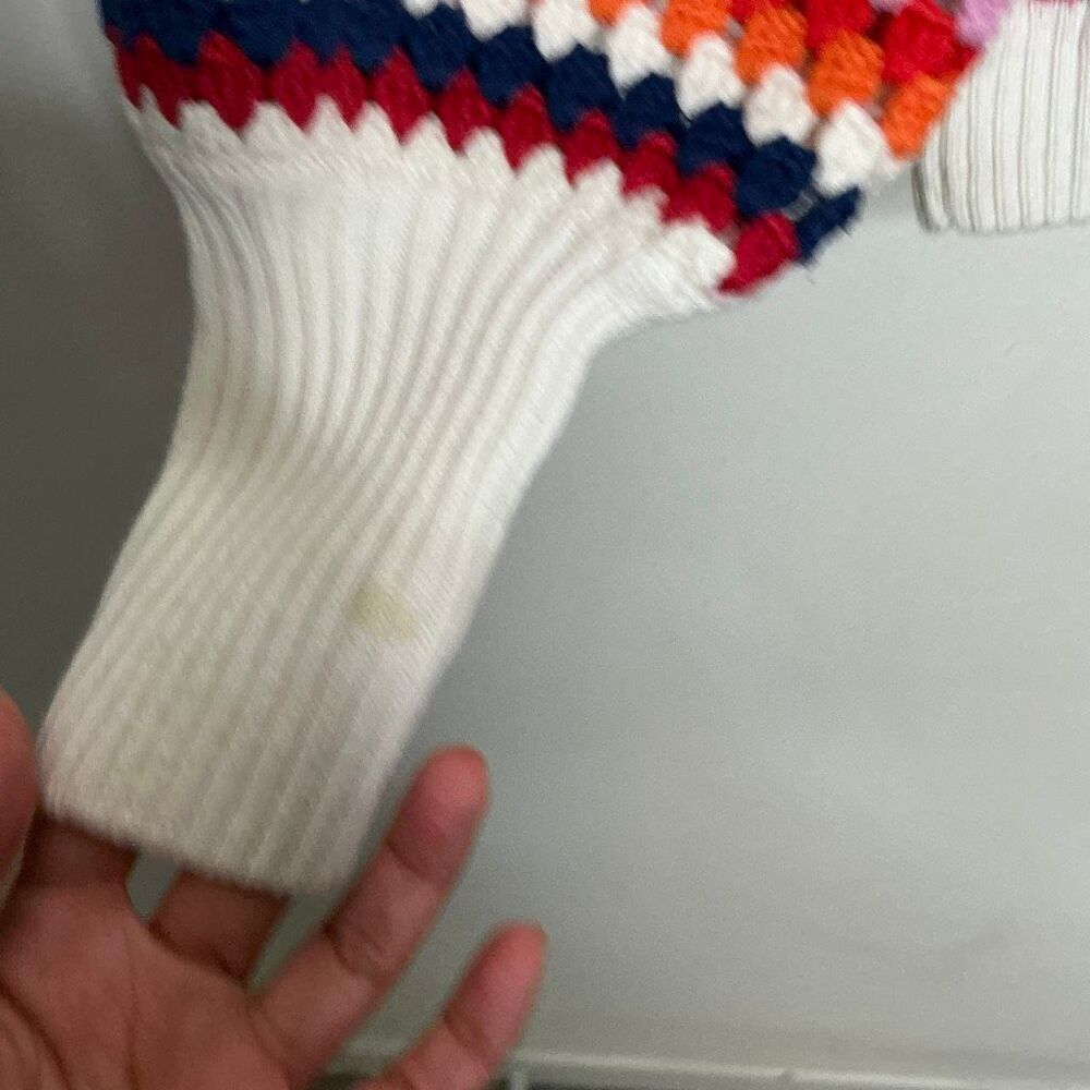 Farm Rio Knit Multi Color Sweater | Medium - Picture 12 of 12